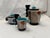 Painted Ceramic Tea Service by Nicolay Dulgheroff for Ceramiche Mazzotti Albisola, 1960s, Set of 15 For Sale - Image 4 of 18