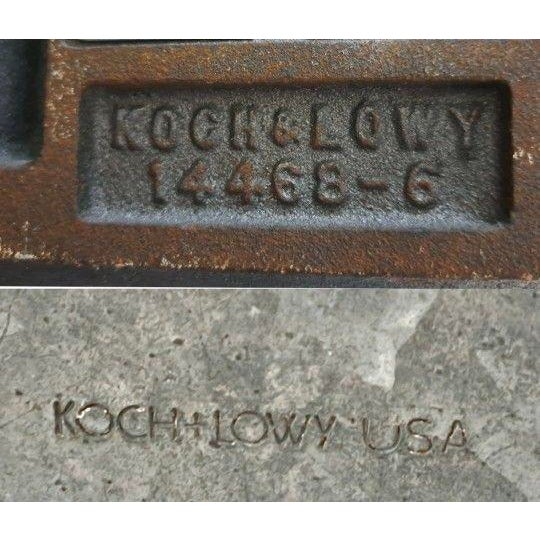 Vintage MCM Koch & Lowy Adjustable Pharmacy Floor Lamp W/Swivel Head 14468-6 For Sale - Image 10 of 12