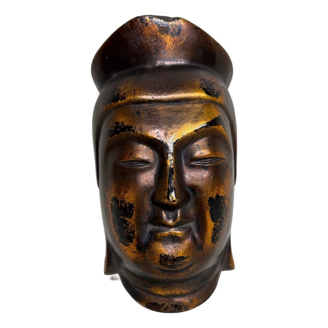 Buddhist Japanese Miroku Bosatsu Mask, 1950s For Sale