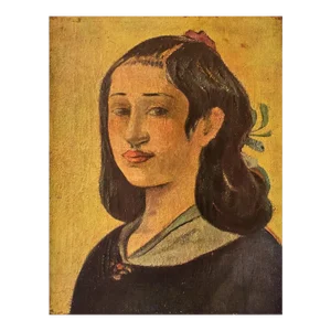 1940s After Paul Gauguin, "The Artist's Mother" First Edition Swiss Full-Color Print
