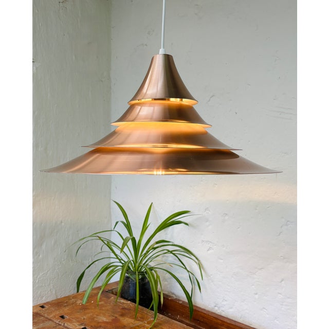 1980s Pagoda Pendant Lamp from Nordisk Solar, 1980s For Sale - Image 5 of 13