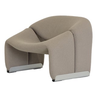 Groovy F598 M-Chair in Beige Bouclé by Pierre Paulin for Artifort, 1970s For Sale