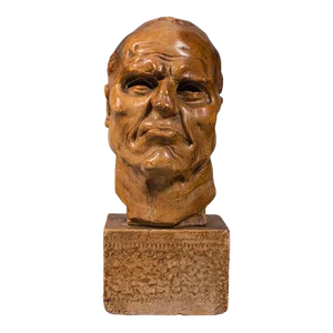 1920s Antique English Portrait Bust by Francis Derwent Wood