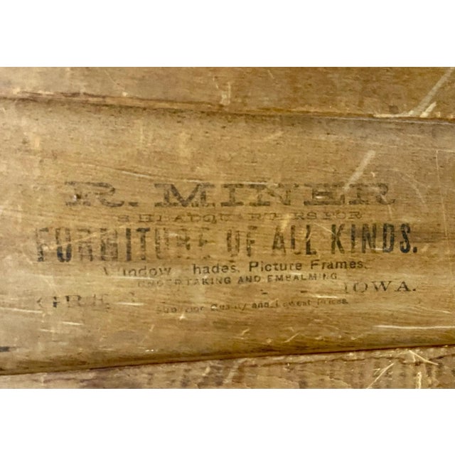 Vintage Drop Front Secretary Writing Desk Bureau by R. Miner Furniture For Sale - Image 10 of 12