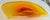 A beautiful orange Murano hand-blown glass bowl. The " Sommerso" technique shows the mastery of Italian glassblowers. A...