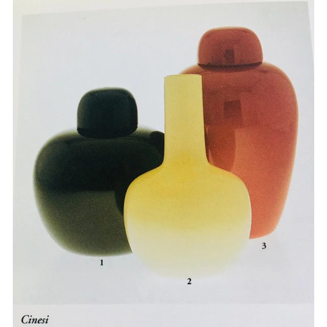 Glass 1990s Vintage Venini Red Chinesi Glass Jar, Designed by Carlo Scarpa For Sale - Image 7 of 8