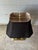1990s Waterford Two Column Crystal & Brass Bouillotte Lamp Accompanying Black Shade For Sale - Image 10 of 12