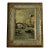Vintage Florentine Small Wooden Plaque For Sale