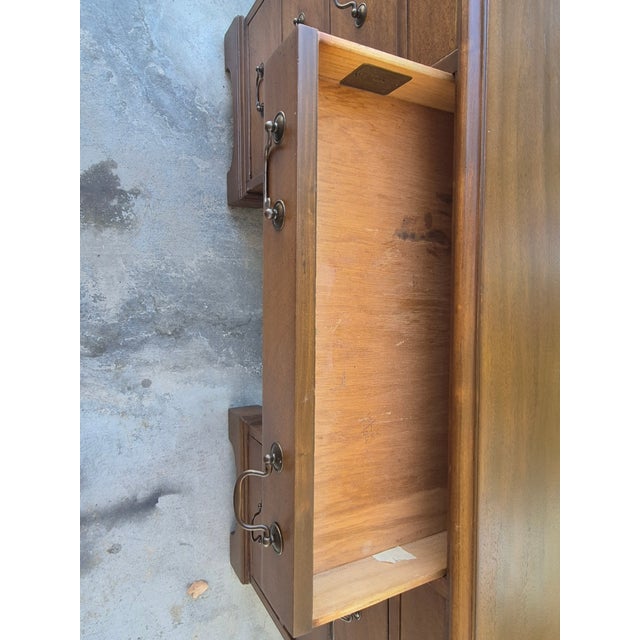 Mid 20th Century Sligh-Lowry Double-Pedestal Writing Desk For Sale - Image 14 of 18