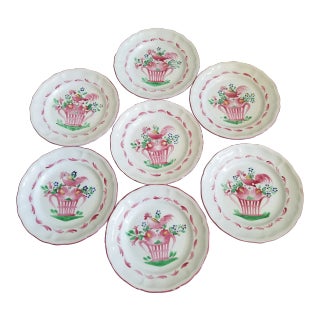 1900s Luneville Faince Plates For Sale