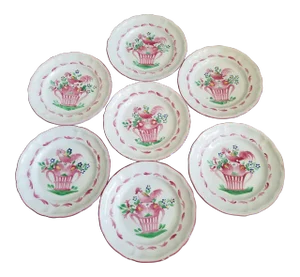 1900s Luneville Faince Plates