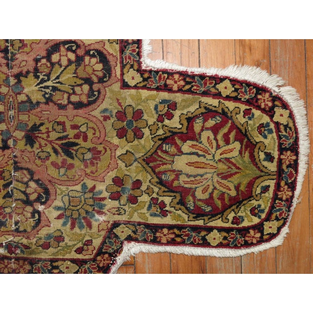 Early 19th Century 19th century Lavar Kerman Fragment Rug no. r5004 For Sale - Image 5 of 5