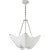 Cosima Medium Chandelier in Polished Nickel with Plaster White Shade Designer: AERIN Canopy: 6.25" Pentagon Mounting:...
