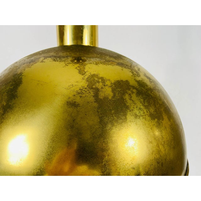 Mid-Century Modern Brass Pendant Lamp by WKR, 1970s, Germany For Sale - Image 11 of 12