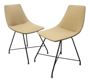 Aster Chairs by Augusto Bozzi for Saporiti Italia, 1950s, Set of 2
