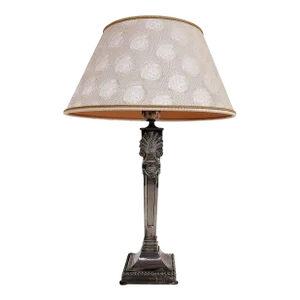 Vintage Gianni Versace Silverplate Medusa Table Lamp, Laudarte SRL Italy