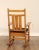 Stickley Mission Collection Harvey Ellis Oak Rocking Chair For Sale - Image 9 of 12