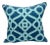 P. Kaufmann Tile Decorative Pillow Cover 18"x18" For Sale