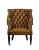 Rustic European Matthew Izzo Home Portobello Highback Classic Leather Library Chair For Sale - Image 3 of 6