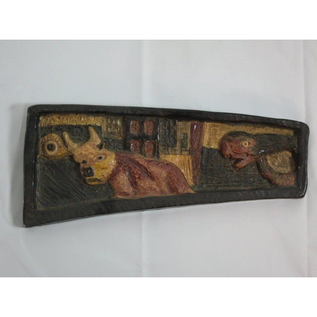 Picasso Homage to Guernica Art Pottery Tile Frieze For Sale In New York - Image 6 of 6