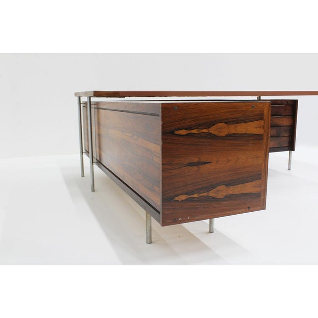 Mid-Century Rosewood Executive Desk by Sven Dysthe for Dokka Mobler, 1960s For Sale - Image 4 of 15