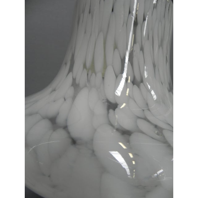 Vintage Three-Arm Aluminum and Glass Pendant Lamp, 1970s For Sale - Image 10 of 18