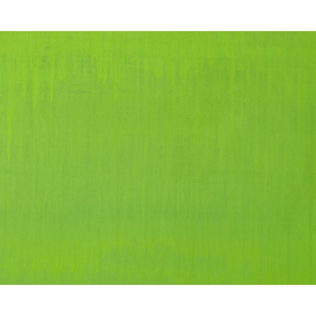 "Almost Yellow" Large Abstract Acrylic Painting by Simon Findlay For Sale - Image 9 of 10