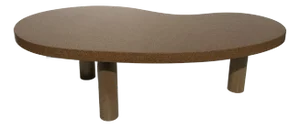 Kidney Shaped Cork Coffee Table