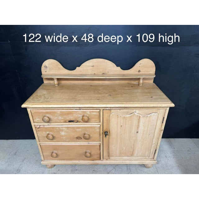 19th Century Pine Dresser, 1880 For Sale - Image 12 of 13