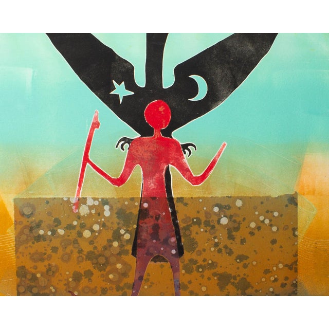 Abstract Monotype Print by Gina Gray For Sale In Indianapolis - Image 6 of 8