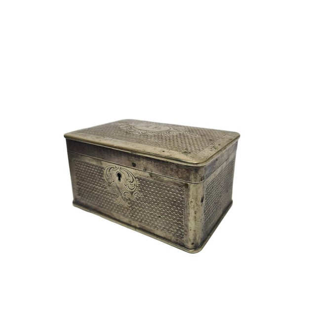 Silver Austro-Hungarian Art Nouveau Sugar Bowl, 1890s For Sale - Image 8 of 8