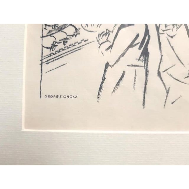 Modern George Grosz, Hunger, 1924, Lithograph, Framed For Sale - Image 3 of 4