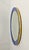 Vintage Italian Circular Wall Mirror in Blue Crystal and Brass from Cristal Art, 1950s For Sale - Image 4 of 13