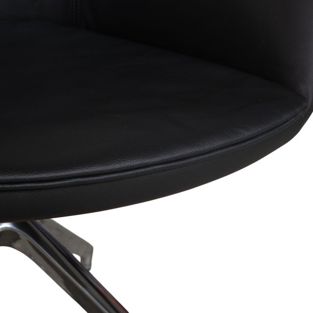 Leather Dining Chairs in Brown and Grey from Signet Mailo, Set of 4 For Sale - Image 6 of 15