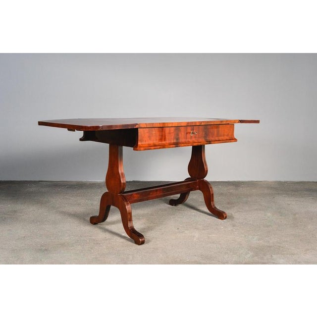 Biedermeier Mahogany Desk, Early 19th Century For Sale - Image 5 of 18