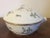 Traditional Antique 18th Century French Empire Porcelain Round Serving Bowl & Cover in Sprig For Sale - Image 3 of 11
