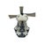 Mid 20th Century Vintage Ceramic Delft Blue and White Windmill Figurines - A Pair For Sale - Image 5 of 12