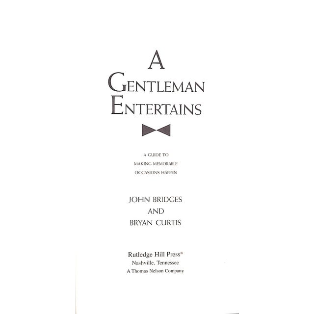 Traditional "A Gentleman Entertains" and "Toasts & Tributes" Curtis, Bryan and Bridges, John (Nwt) For Sale - Image 3 of 4
