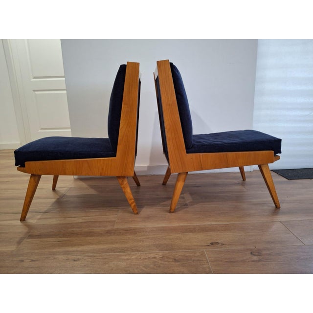 Armchairs by Lejkowski Leśniewski, Poland, 1960s, Set of 2 For Sale - Image 4 of 12