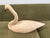 1980s Vintage Painted Wood Swan Decoy For Sale - Image 5 of 5