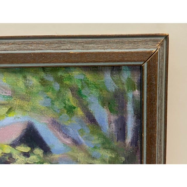 Sheldon-Hawks House at Historic Deerfield Oil Painting by Adelaide McKenzie For Sale - Image 4 of 5