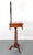 Brown Early 20th Century Wooden Shaving Stand With Tilting Beveled Mirror For Sale - Image 8 of 10