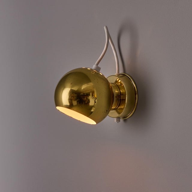 1970s 1970s Goffredo Reggiani 'Eyeball' Adjustable Perforated Metal Wall Lamps - a pair For Sale - Image 5 of 18