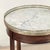Louis XVI Mahogany Table ~ Gueridon With Carrara Marble and Brass For Sale - Image 15 of 18