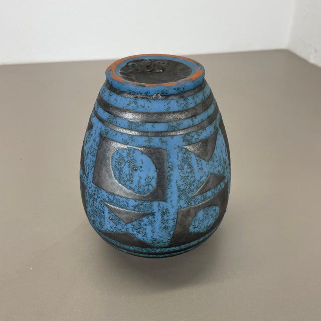 Fat Lava Ceramic Ankara Vase by Heinz Siery for Carstens Tönnieshof, Germany, 1960s For Sale - Image 13 of 16