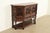 Herter Brothers Antique French Gothic Revival Oak Bar Cabinet With Carved Figures, Circa 1890s For Sale - Image 4 of 15