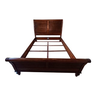 Ethan Allen Kingston Queen Size Sleigh Bed Frames For Sale