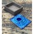 Vintage Ceramic Trinket Box With Blue Enameled Lid For Sale - Image 4 of 12
