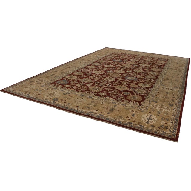 2000 - 2009 New Agra Rug - 12' X 18' For Sale - Image 5 of 8