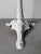 Metal 19th Century French Cast Iron Bistro Table With White Marble Top For Sale - Image 7 of 12